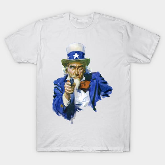 Vintage Uncle Sam T-Shirt by MasterpieceCafe